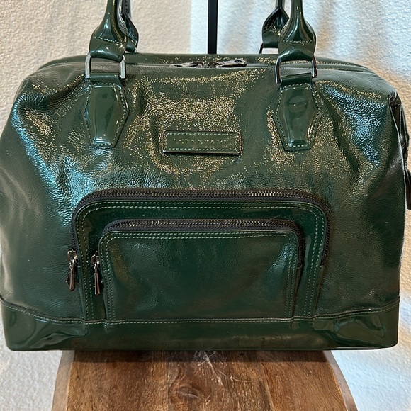 Longchamp Legends verni large satchel bag Edition Limitée NWT!!!! - Picture 4 of 14